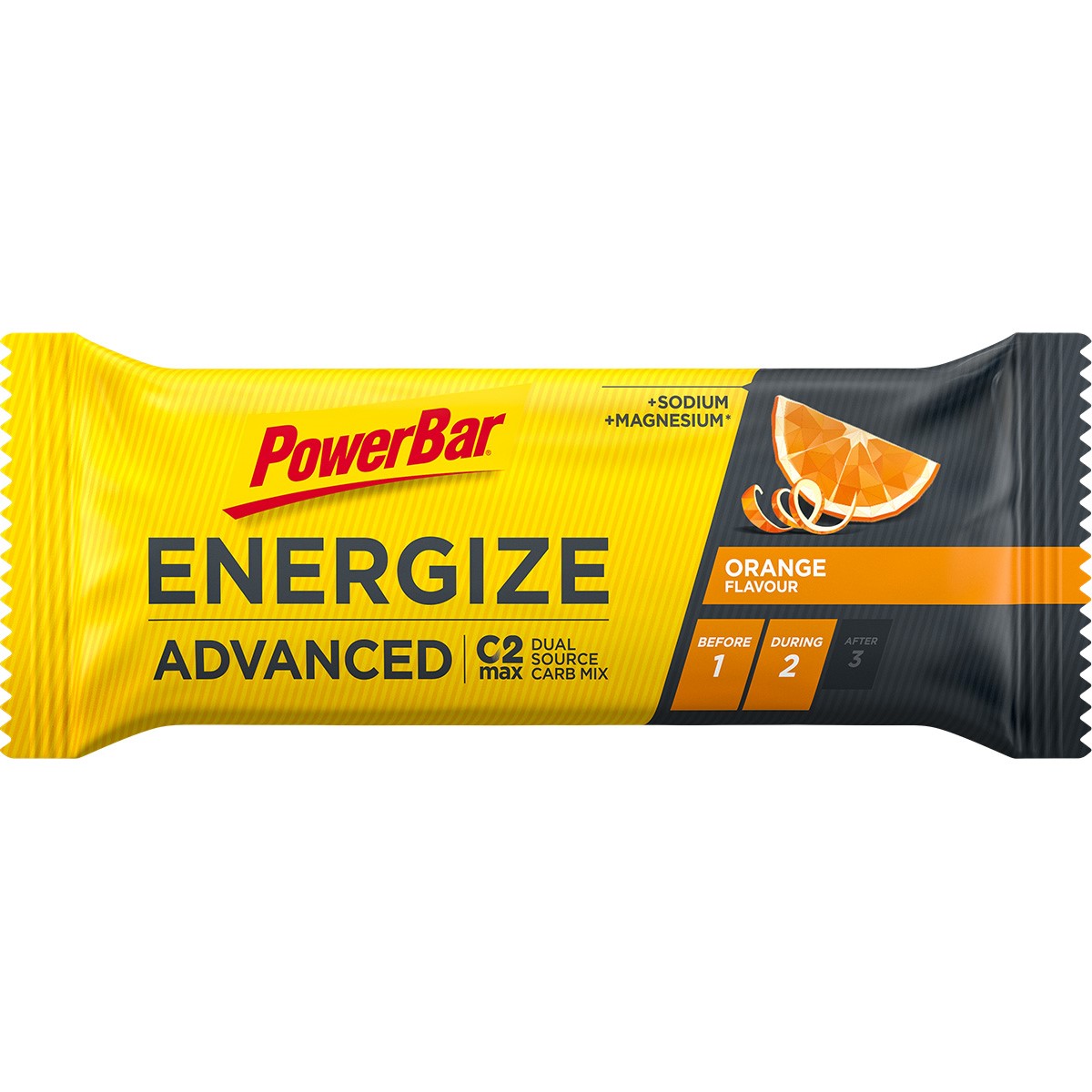 Powerbar Energize Advanced Orange - 55G Tilbehør > Energiprodukter > Energibar
